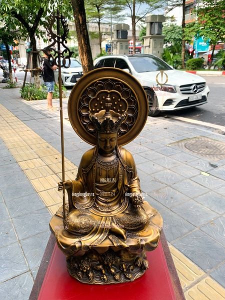 Tượng Địa Tạng Vương bằng đồng