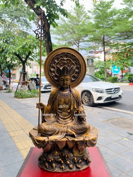 Tượng Địa Tạng Vương bằng đồng