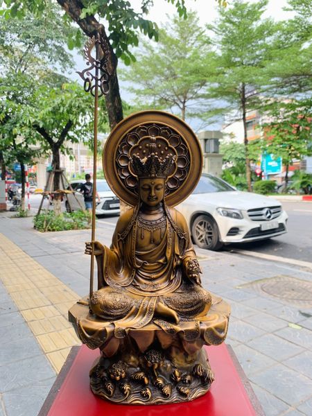Tượng Địa Tạng Vương bằng đồng
