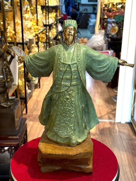 Tượng Gia Cát Lượng bằng đồng
