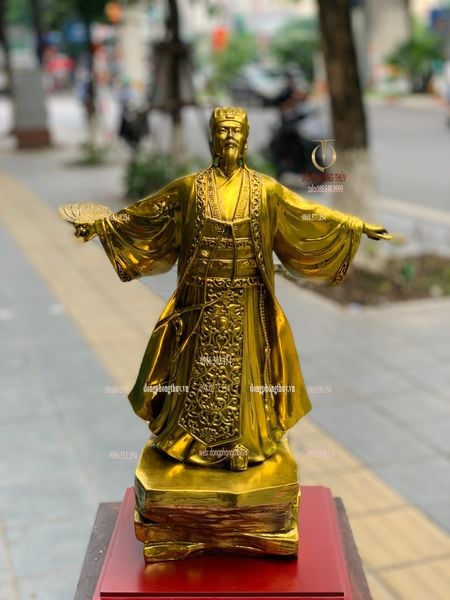 Tượng khổng minh gia cát lượng bằng đồng