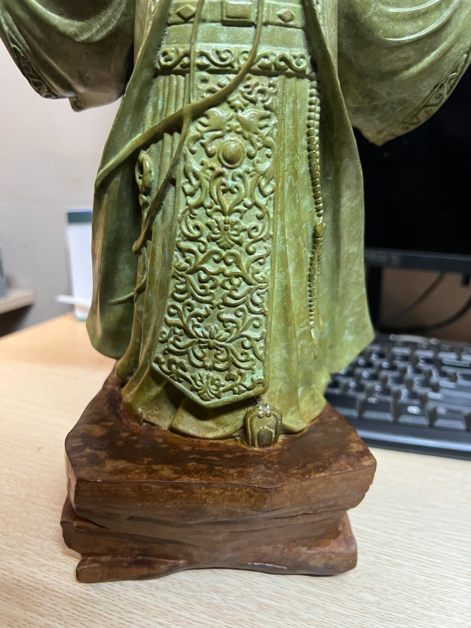 Tượng gia cát lượng mượn gió đông bằng đồng