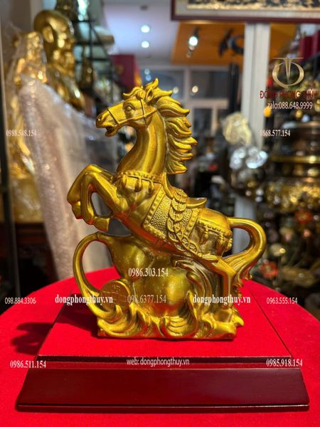 Tượng ngựa hồ lô bằng đồng