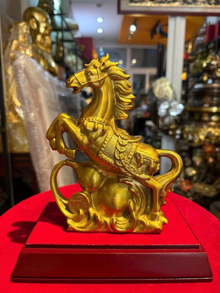 Tượng ngựa hồ lô bằng đồng