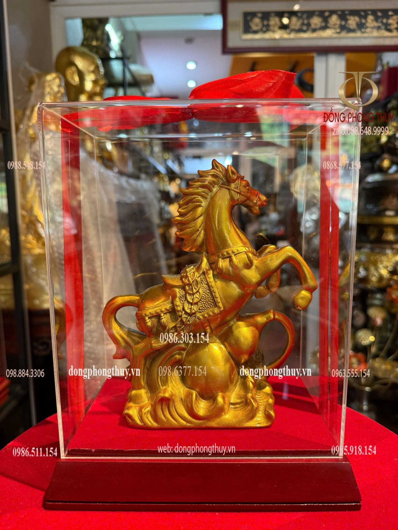 Tượng ngựa hồ lô bằng đồng