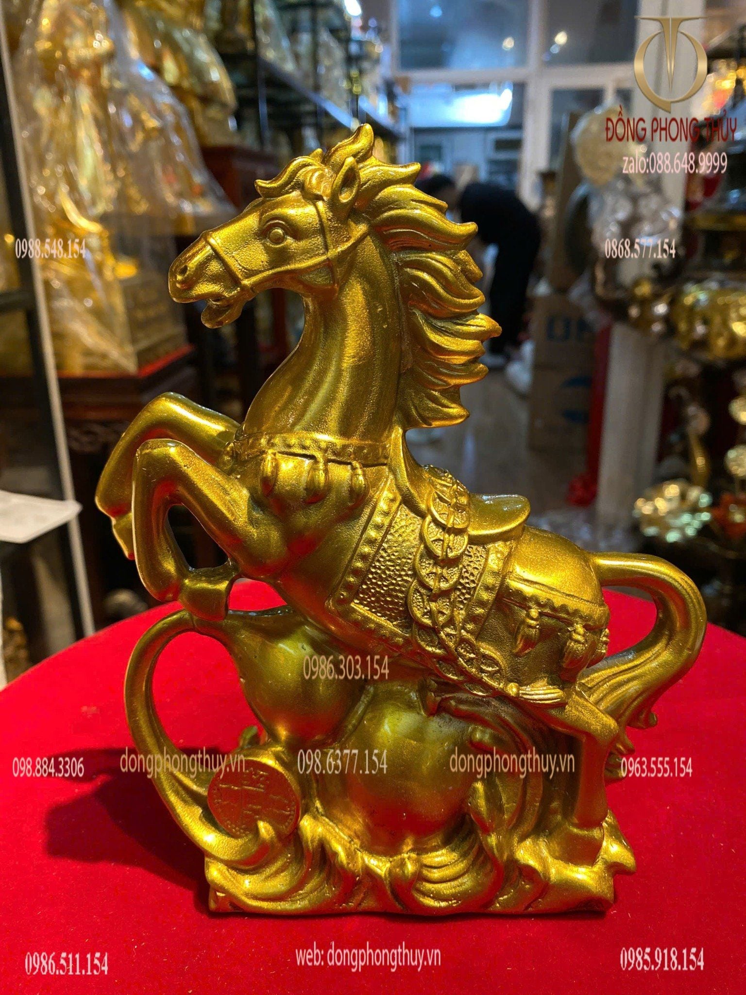 Tượng ngựa hồ lô bằng đồng