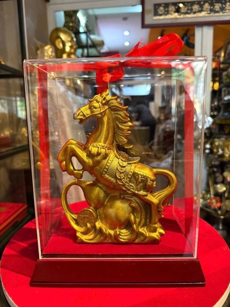 Tượng ngựa hồ lô bằng đồng