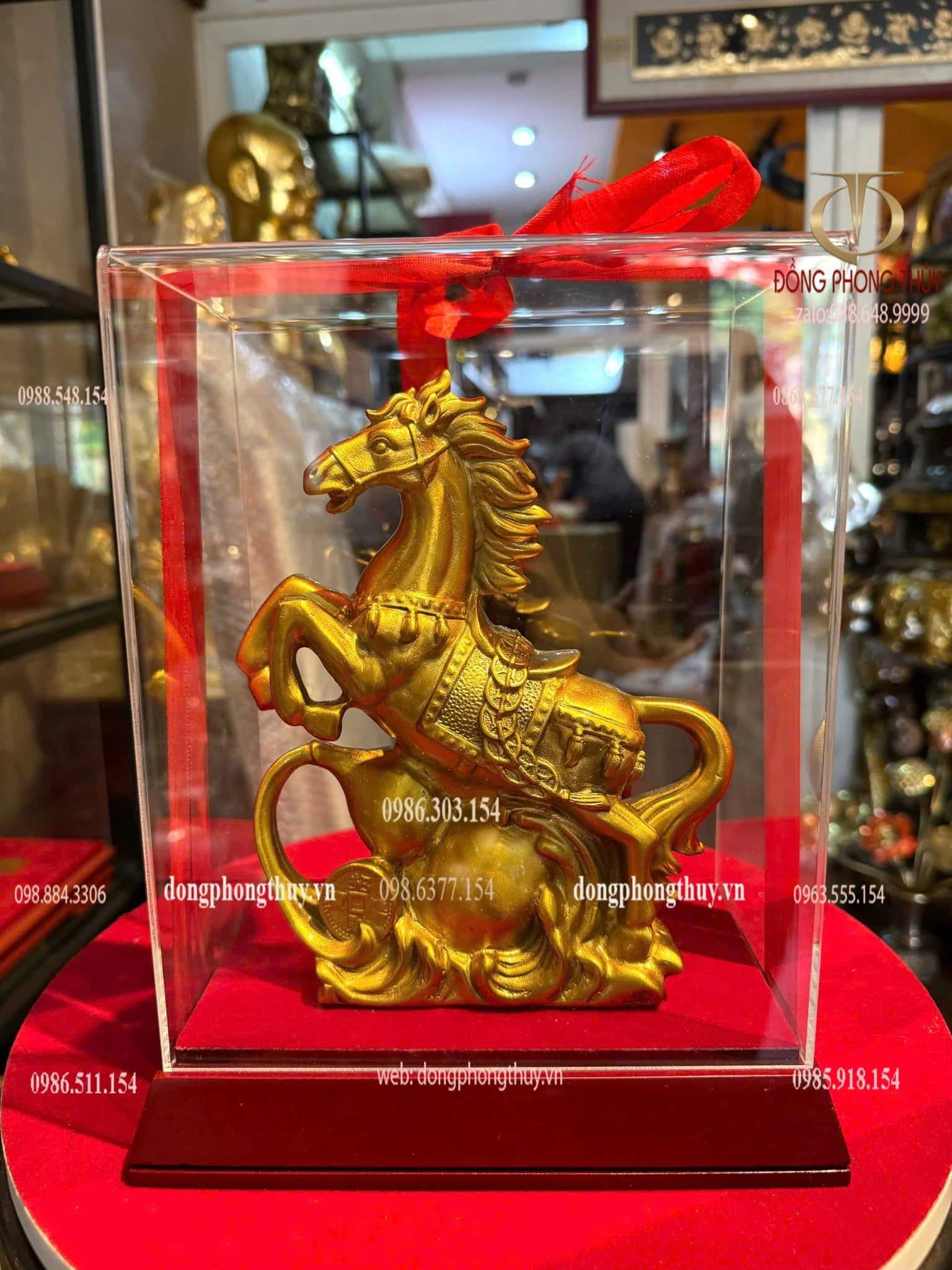 Tượng ngựa hồ lô bằng đồng