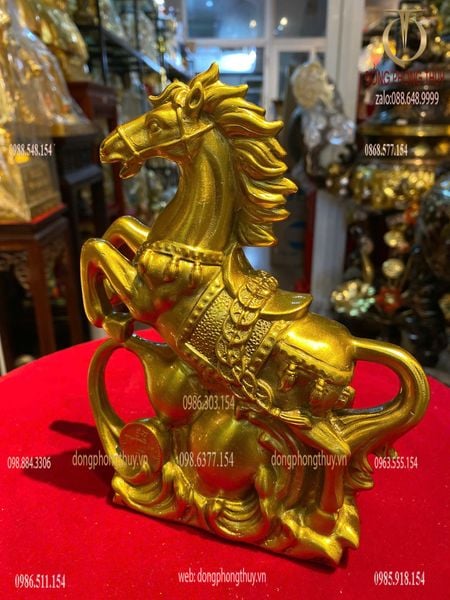 Tượng ngựa hồ lô bằng đồng