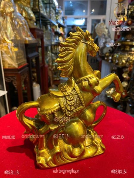 Tượng ngựa hồ lô bằng đồng