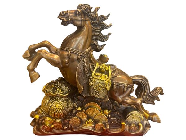 Tượng ngựa phong thủy bằng đồng
