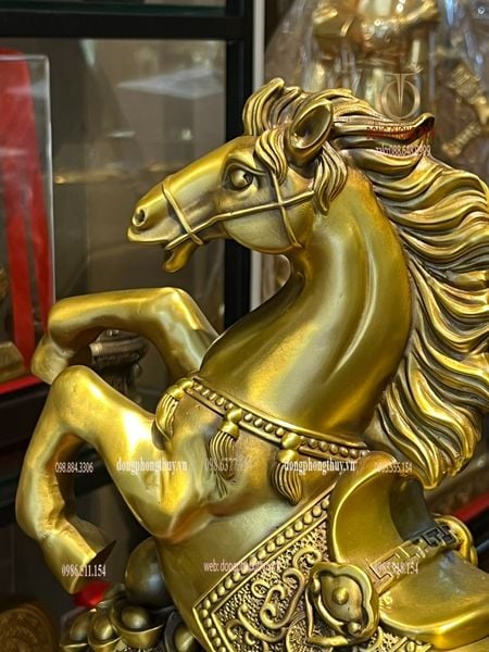 Tượng ngựa hũ tiền cao 38cm