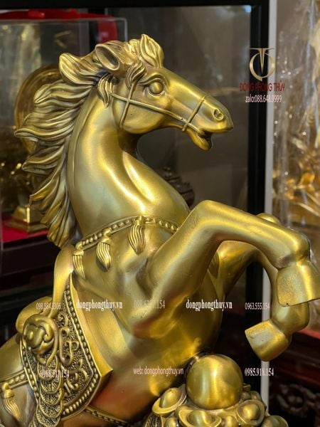 Tượng ngựa hũ tiền cao 38cm