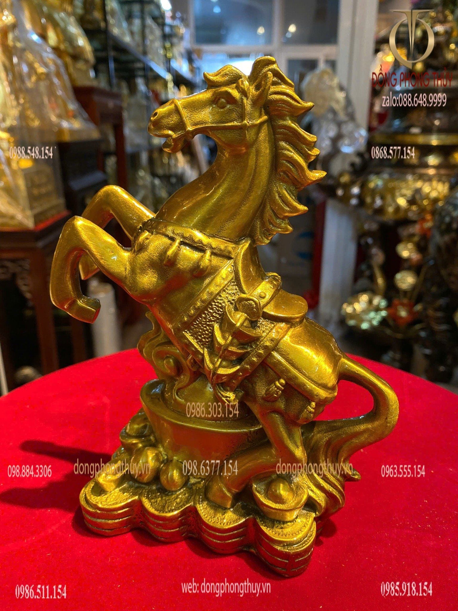 Tượng ngựa thỏi tiền bằng đồng