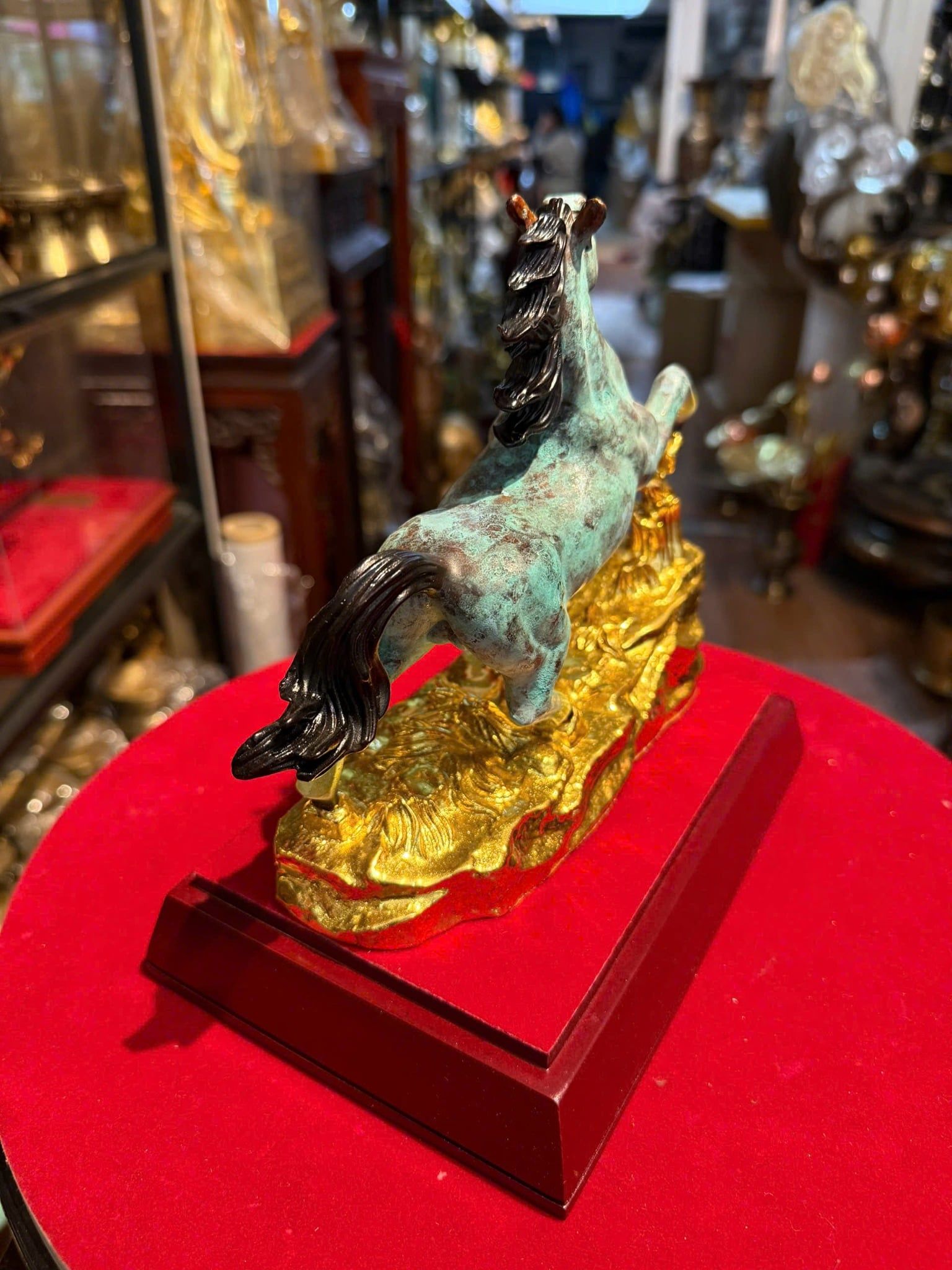 Tượng ngựa patina