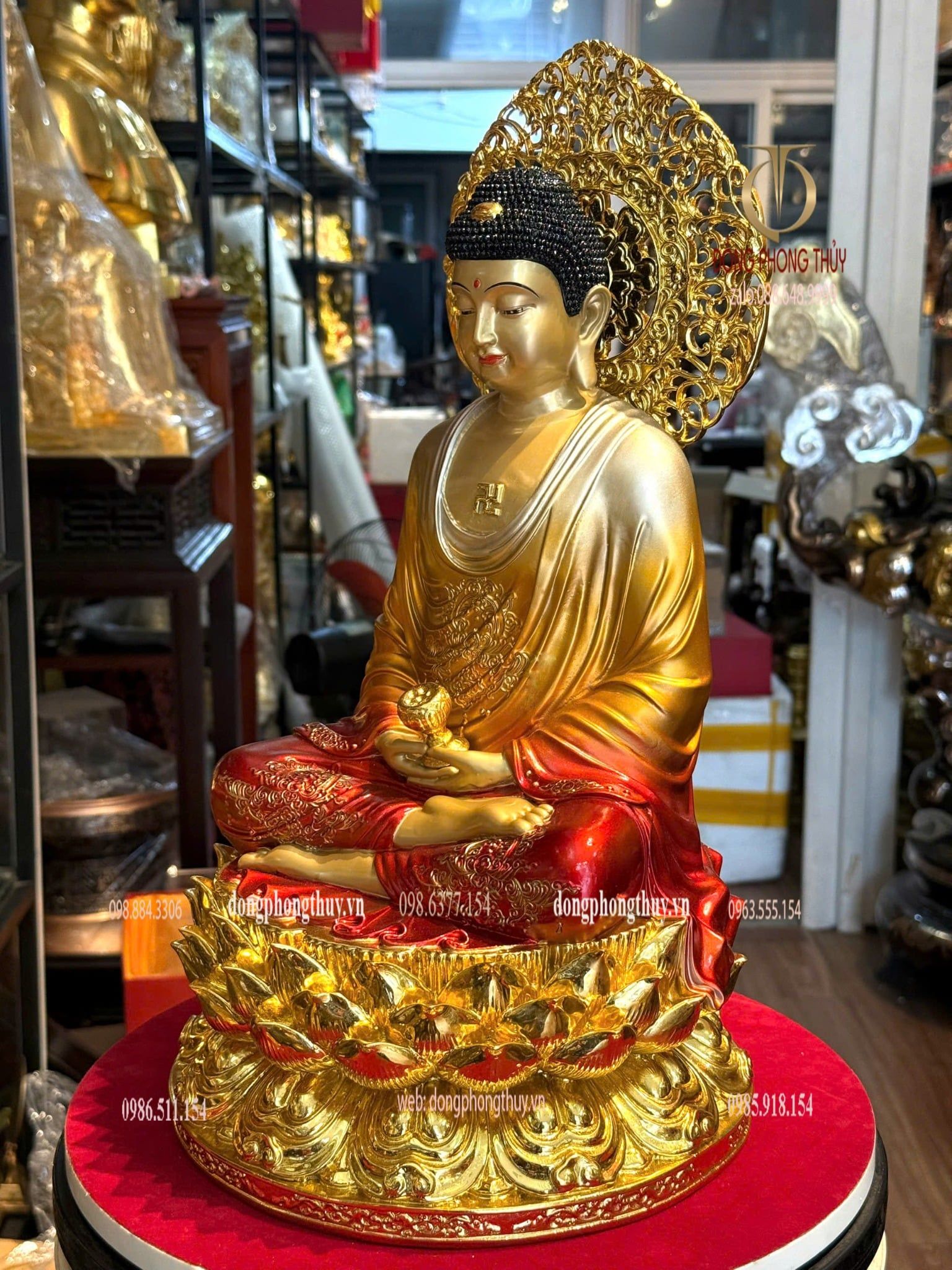 Tượng A Di Đà bằng đồng