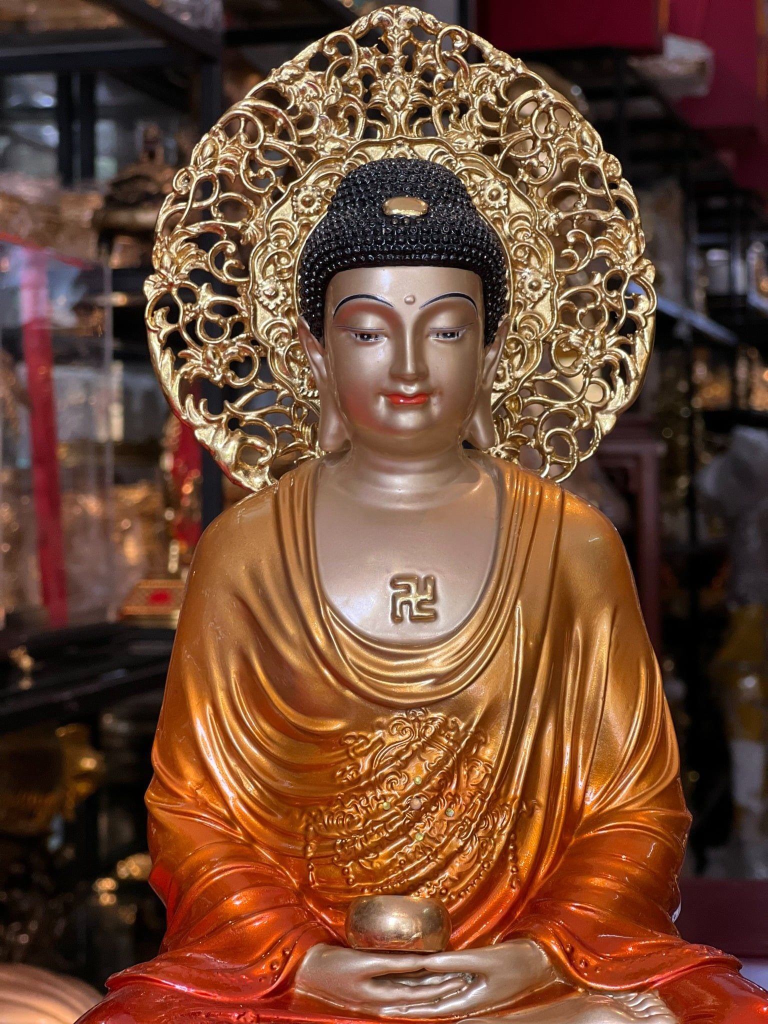 Tượng A Di Đà bằng đồng