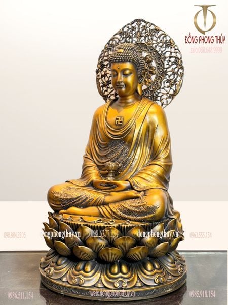 Tượng phật A Di Đà bằng đồng