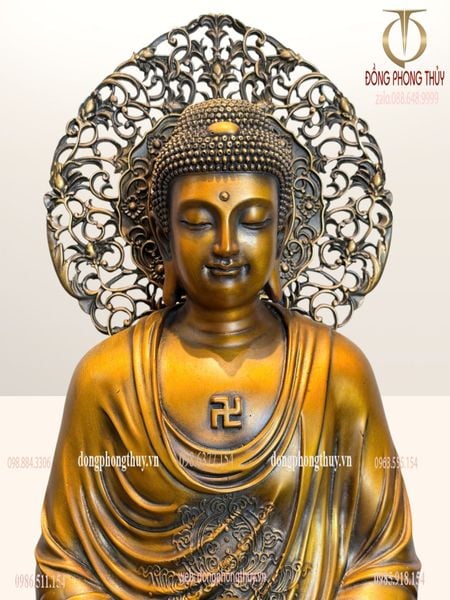 Tượng phật A Di Đà bằng đồng