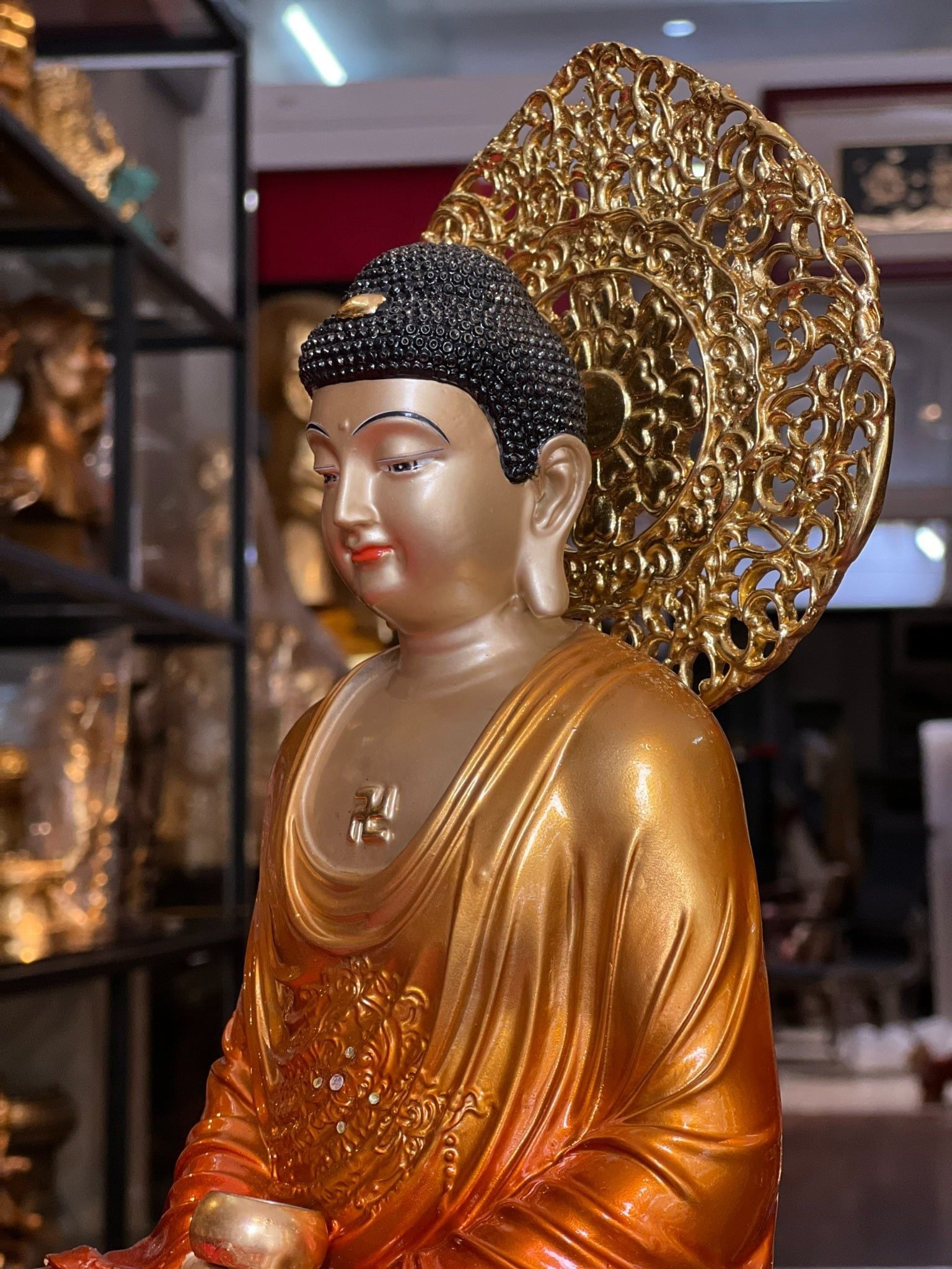 Tượng A Di Đà bằng đồng