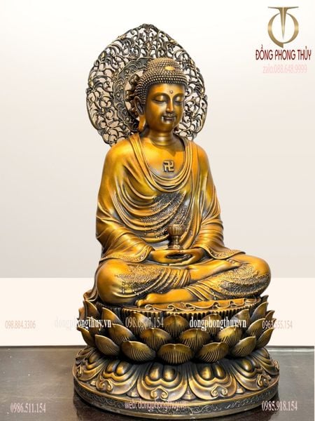 Tượng phật A Di Đà bằng đồng