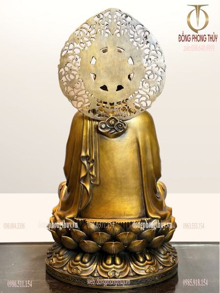 Tượng phật A Di Đà bằng đồng