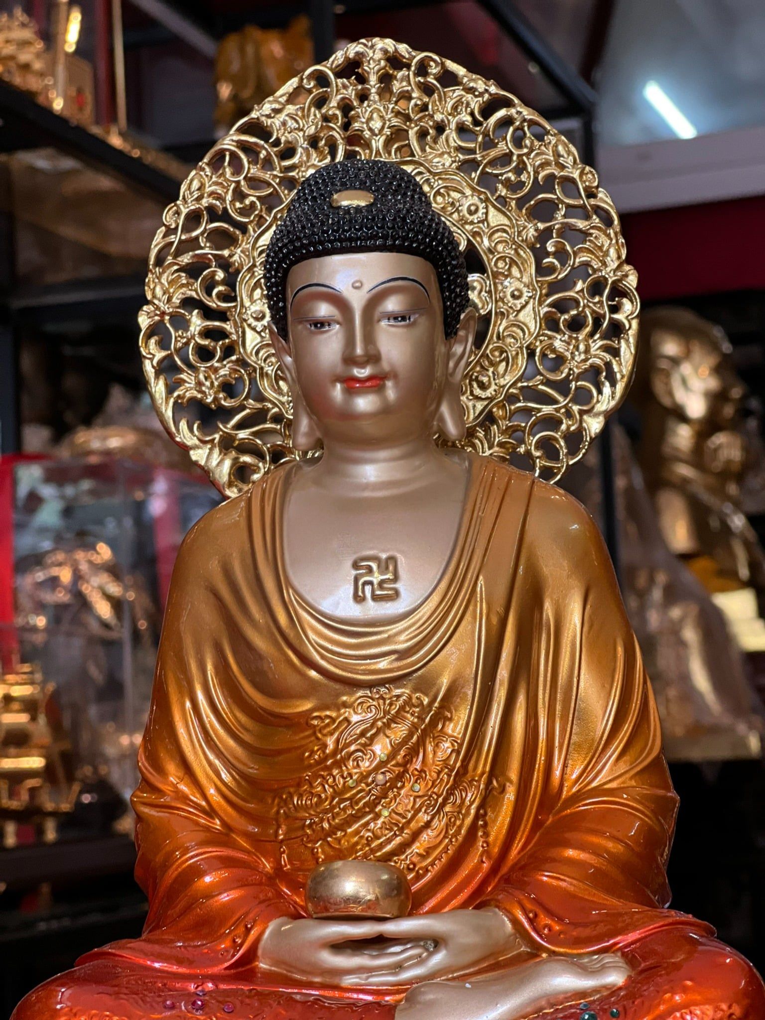 Tượng A Di Đà bằng đồng