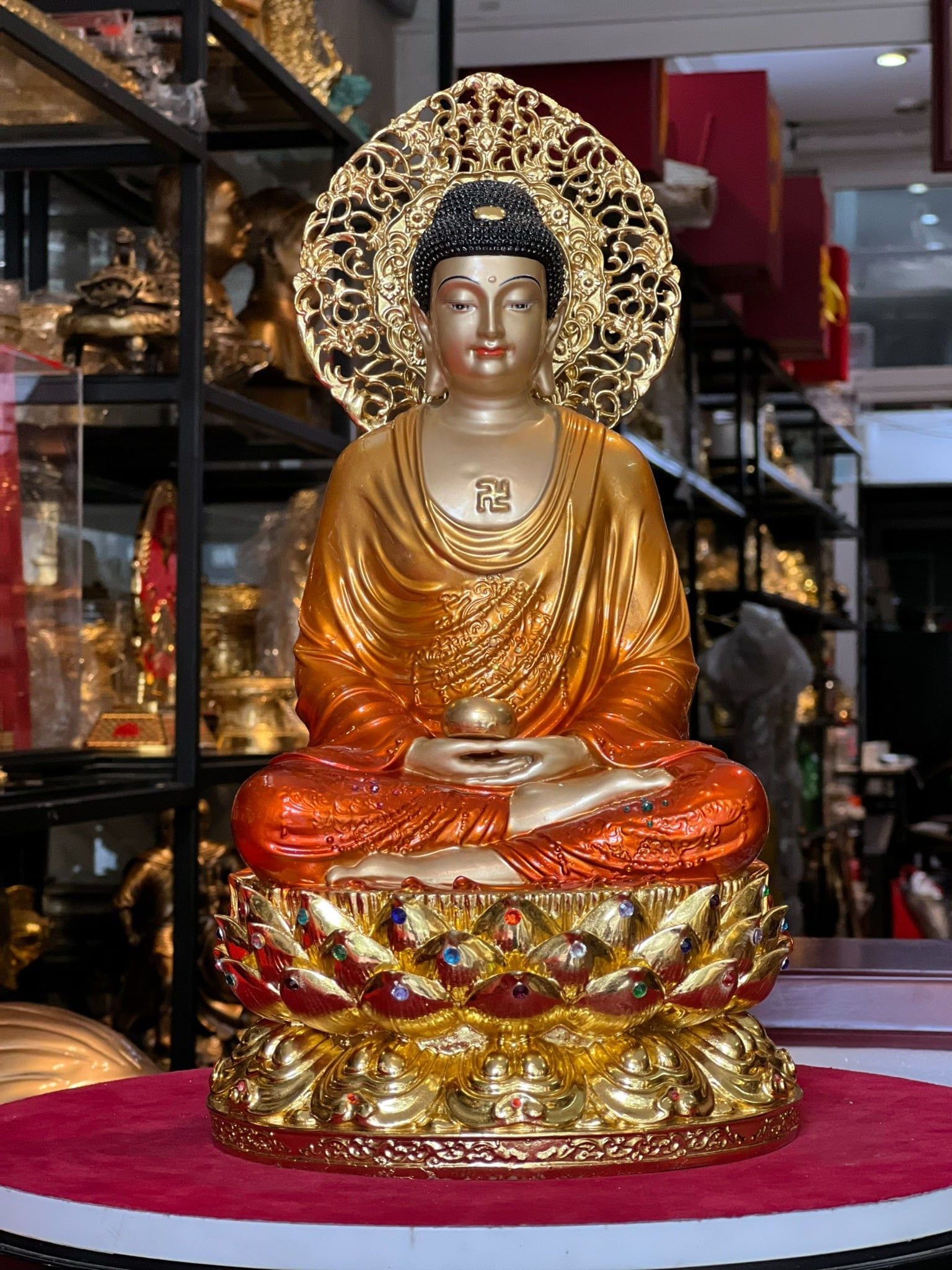 Tượng A Di Đà bằng đồng