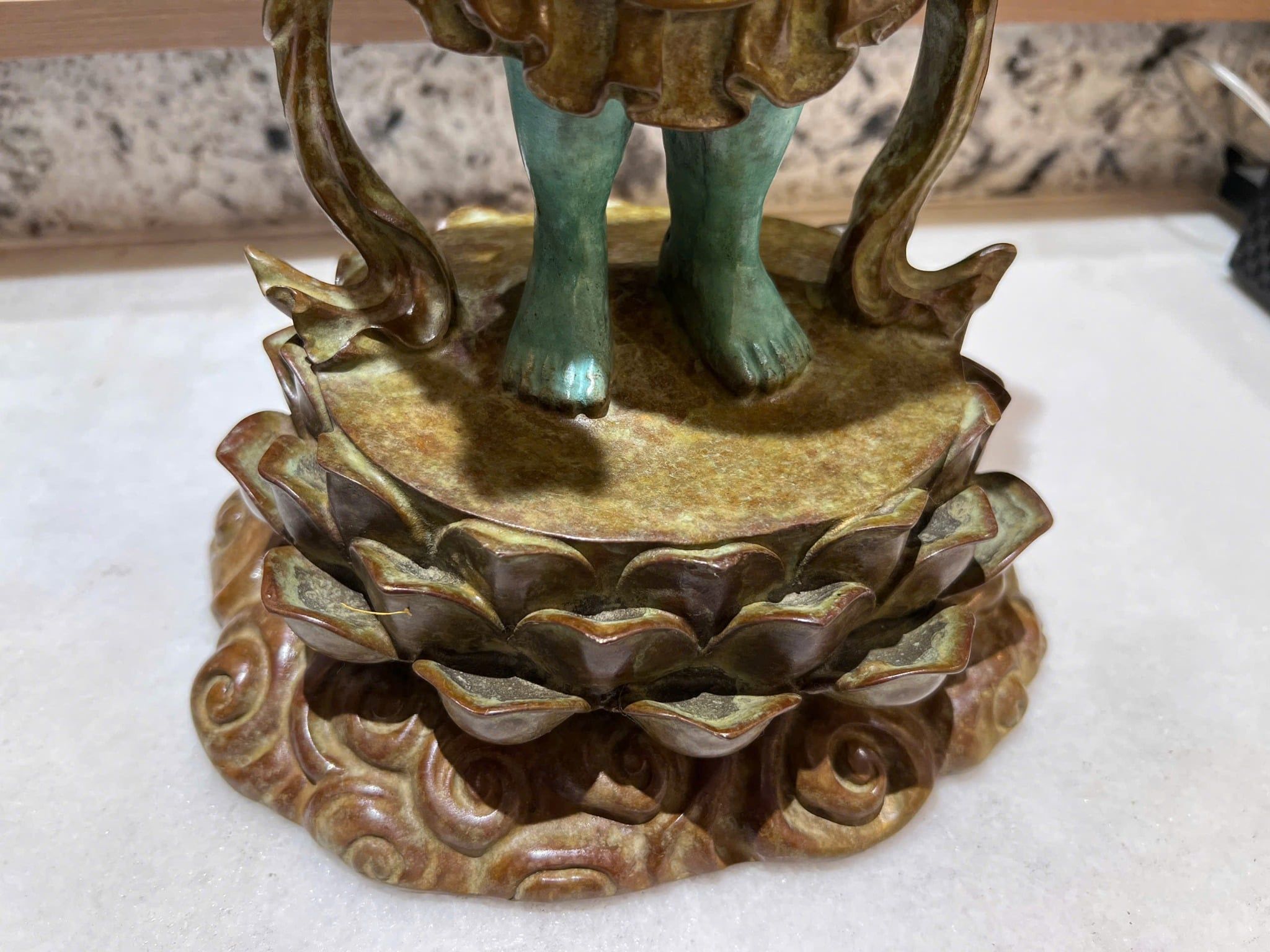 Tượng đản sanh Cao 40 ngang 17 sâu 16 nặng 5,5kg