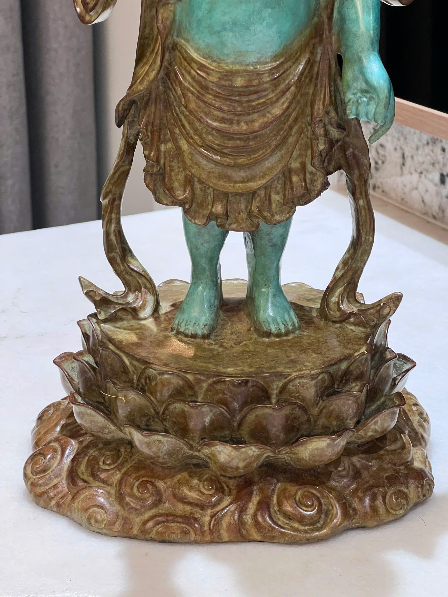 Tượng đản sanh Cao 40 ngang 17 sâu 16 nặng 5,5kg