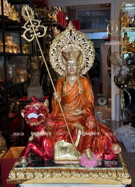 Tượng địa tạng vương bồ tát bằng đồng