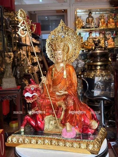 Tượng địa tạng vương bồ tát bằng đồng