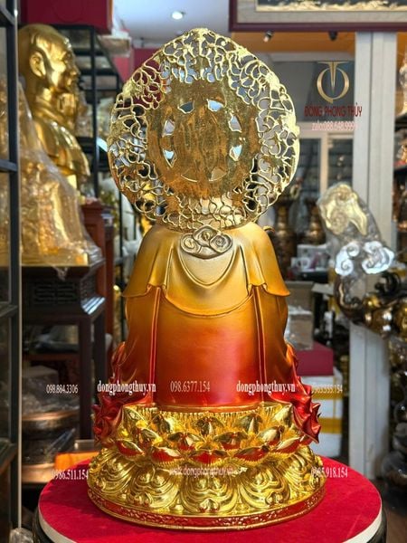 Tượng quan âm bằng đồng cao 45cm