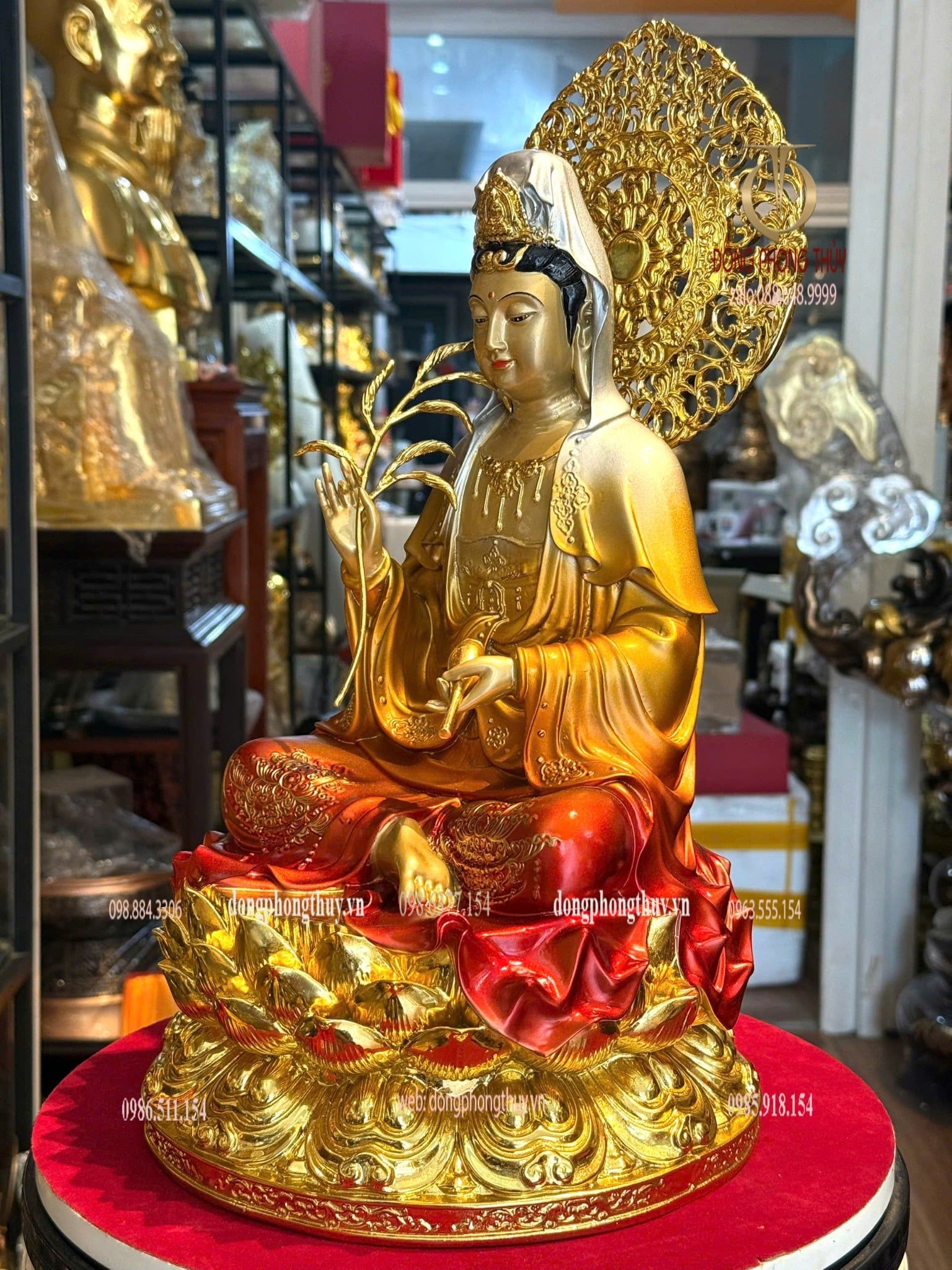 Tượng quan âm bằng đồng