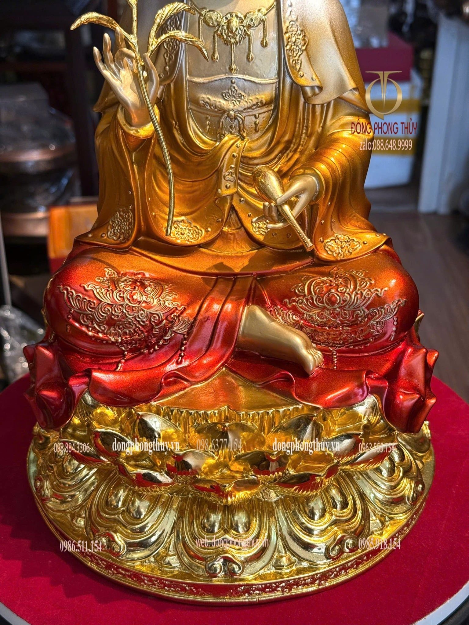 Tượng quan âm bằng đồng