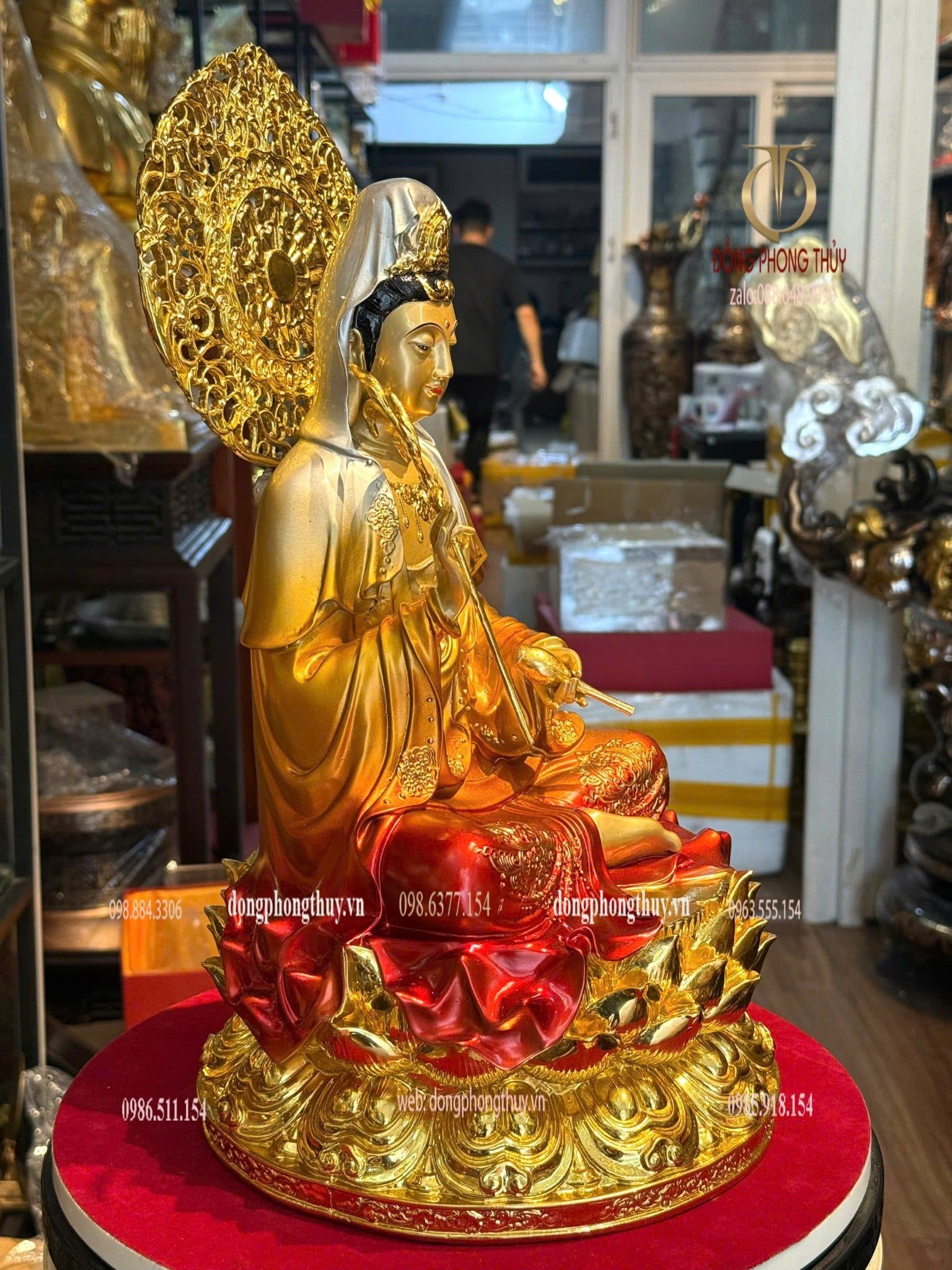 Tượng quan âm bằng đồng