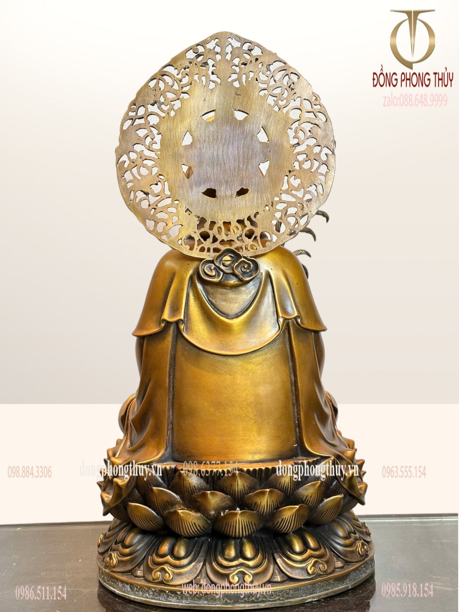 Tượng phật Quan Âm bằng đồng