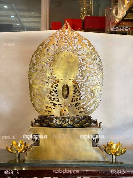 Tượng phật Quan Âm bồ tát cao 62cm nặng 20kg bằng đồng