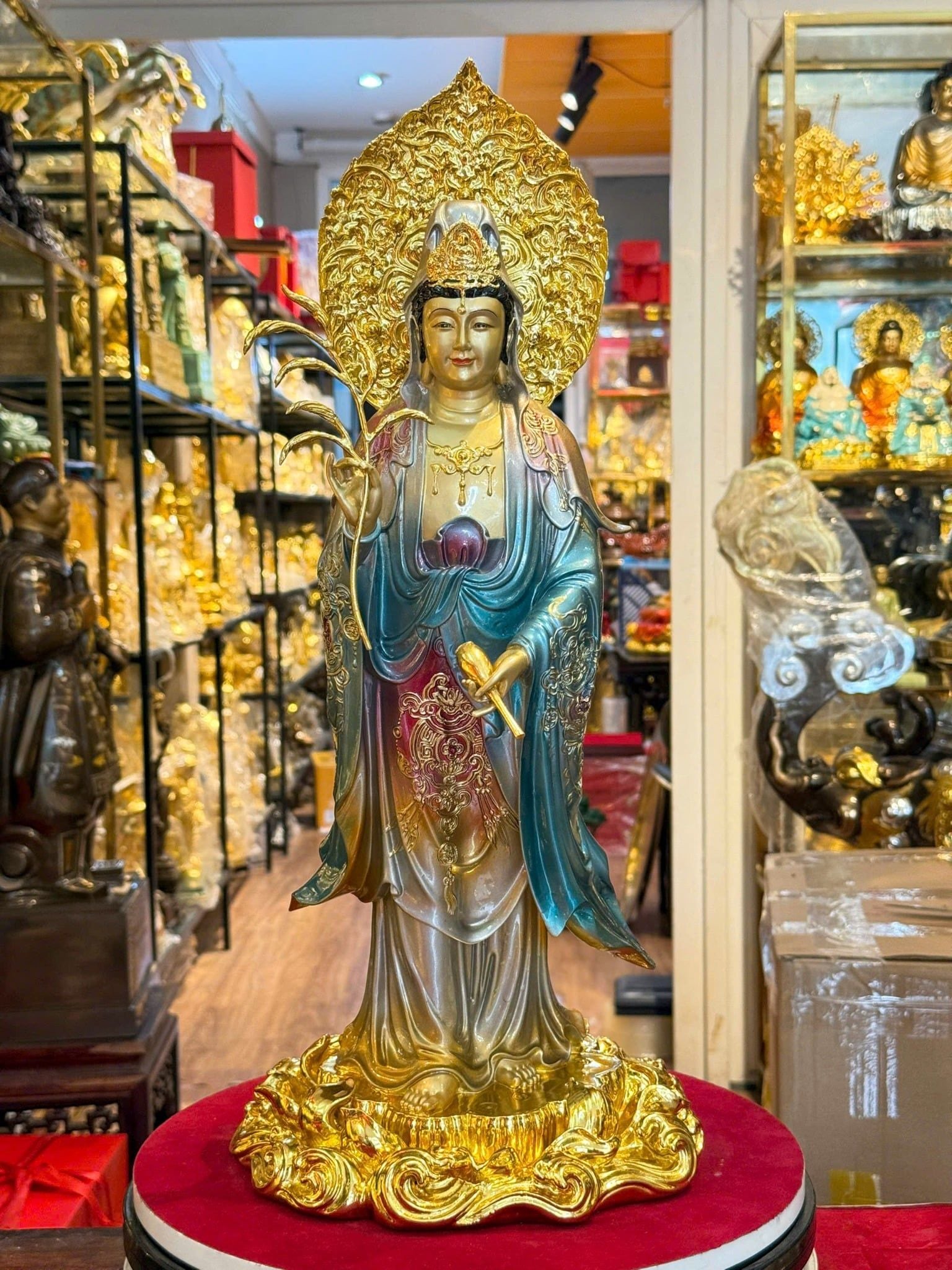 Tượng phật quan âm 49cm