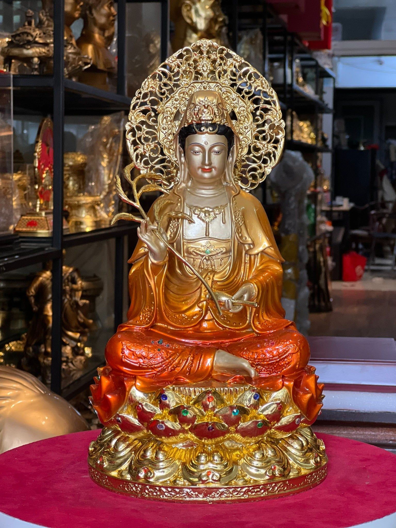 Tượng quan âm bằng đồng