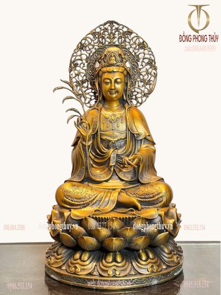Tượng Tây Phương Tam Thánh bằng đồng