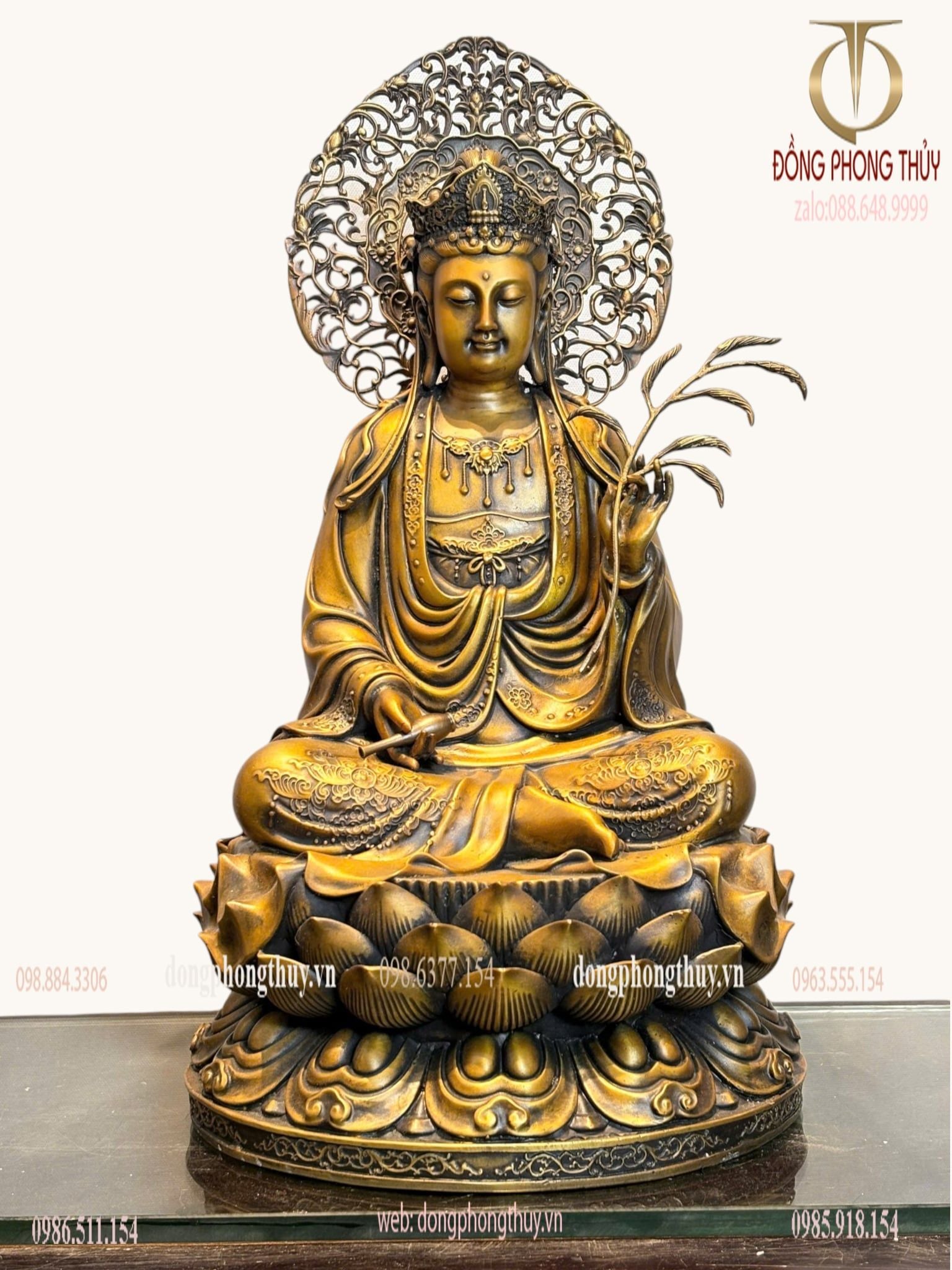 Tượng Tây Phương Tam Thánh bằng đồng