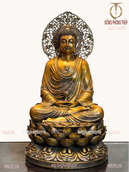 Tượng Tây Phương Tam Thánh bằng đồng
