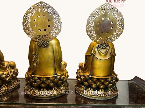 Tượng Tây Phương Tam Thánh bằng đồng