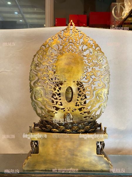 Tượng phật Thế Chí bồ tát cao 62cm nặng 20kg bằng đồng