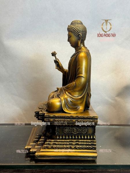 Tượng phật Thích Ca bằng đồng