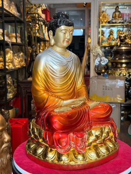 Tượng phật Thích Ca bằng đồng