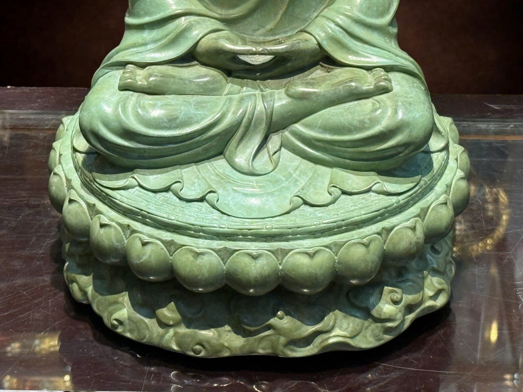 Tượng phật Thích Ca bằng đồng patina