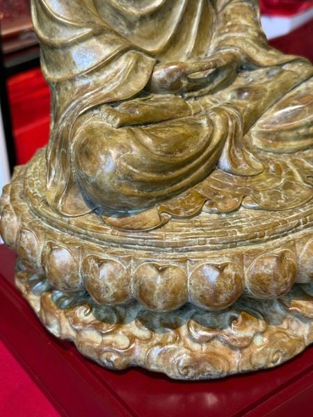 Tượng phật Thích Ca cao 35cm nặng 8,5kg bằng đồng