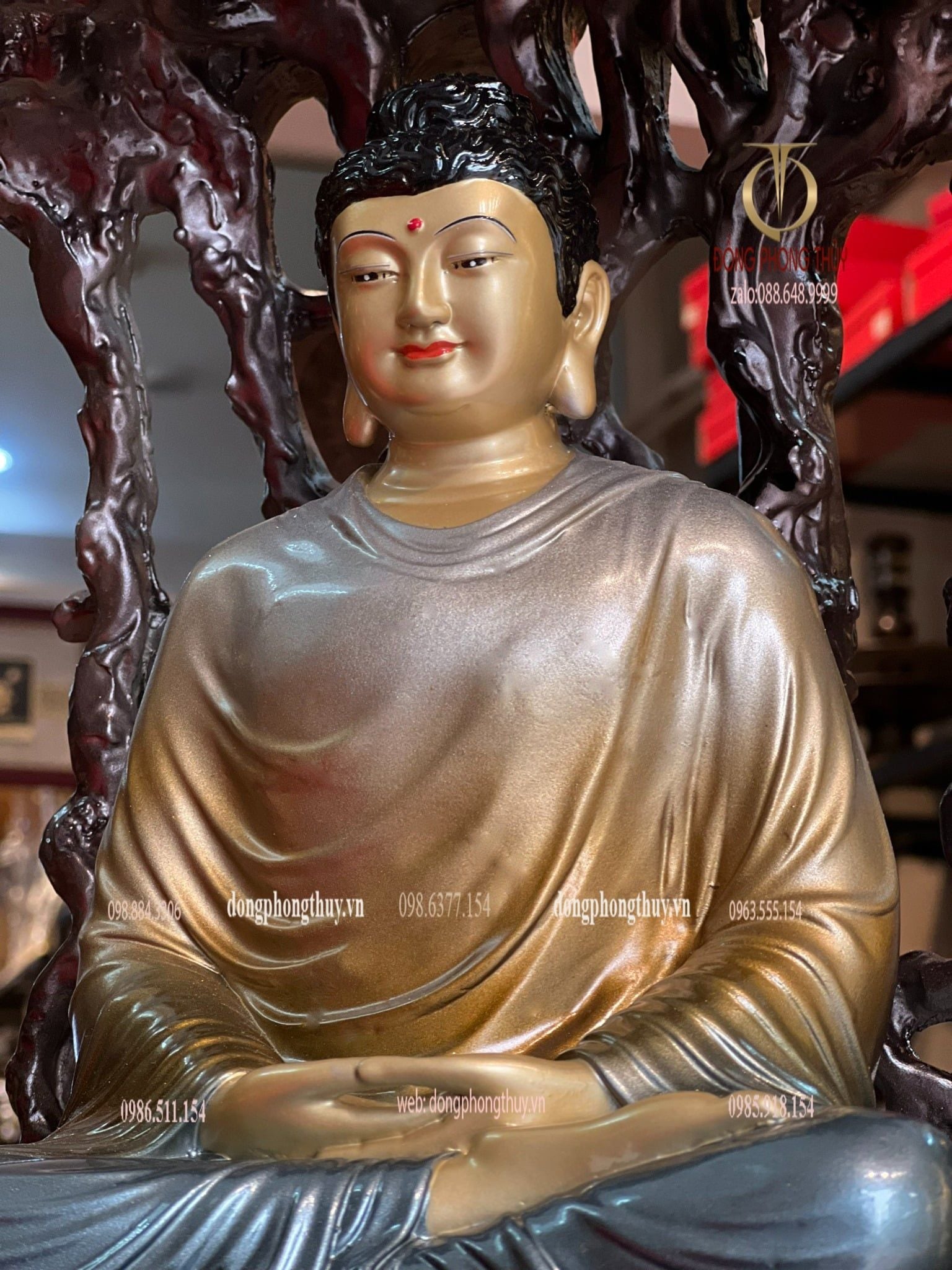 Tượng bổn sư thích ca bằng đồng